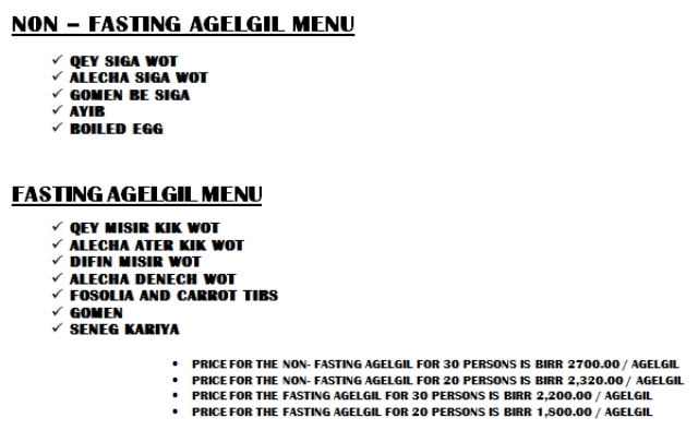 maleda agelgel menu